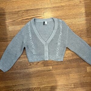 H&M Gray Cardigan - Size M